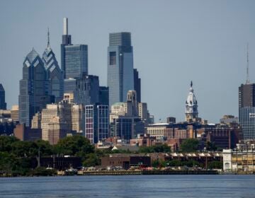 Shown is Philadelphia along the Delaware River, Wednesday, Sept. 4, 2024.