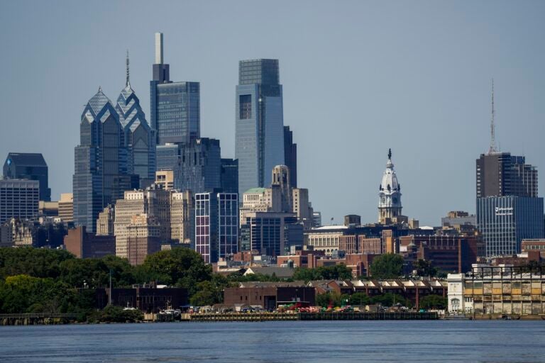 Shown is Philadelphia along the Delaware River, Wednesday, Sept. 4, 2024.