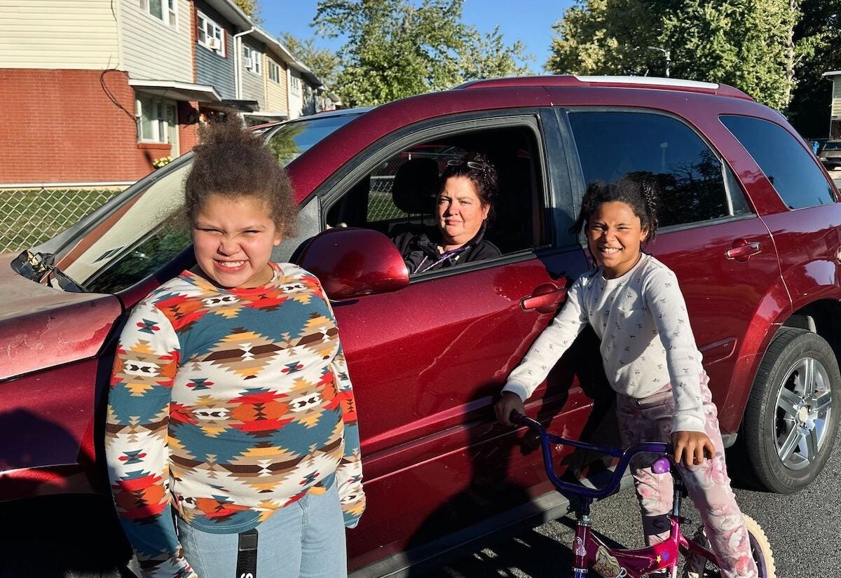 Rosegate community residents pose for photo