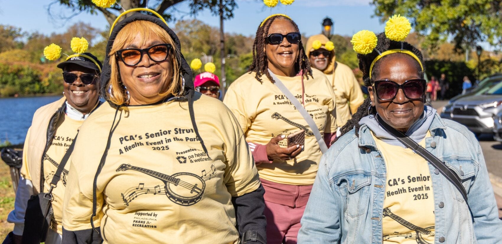 senior-strut-kp-101725-01 Margie Witts (left), 70, and Brenda Smith (right), 68,