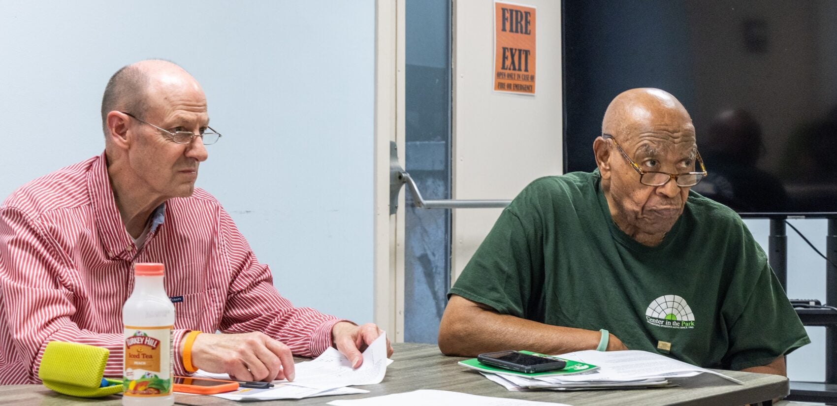 Drew Brown with the Senior Environment Corps