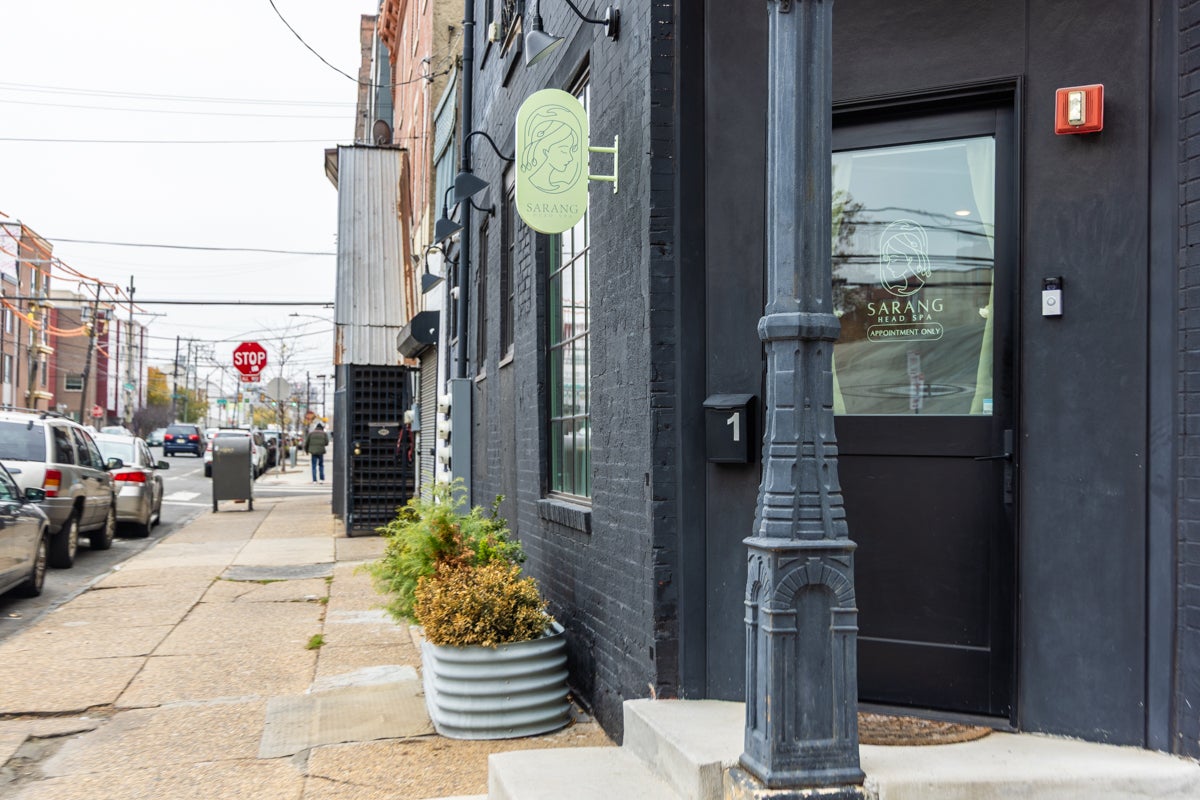 outside Sarang Head Spa