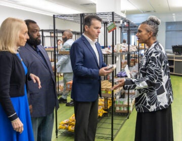 Brendan Boyle and Mary Gay Scanlon speaking to Sabrina Tate