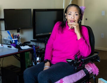 Lori Peterson appears in her apartment