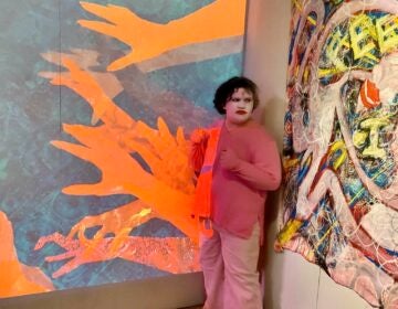 two perfomers in the You Are Here experience