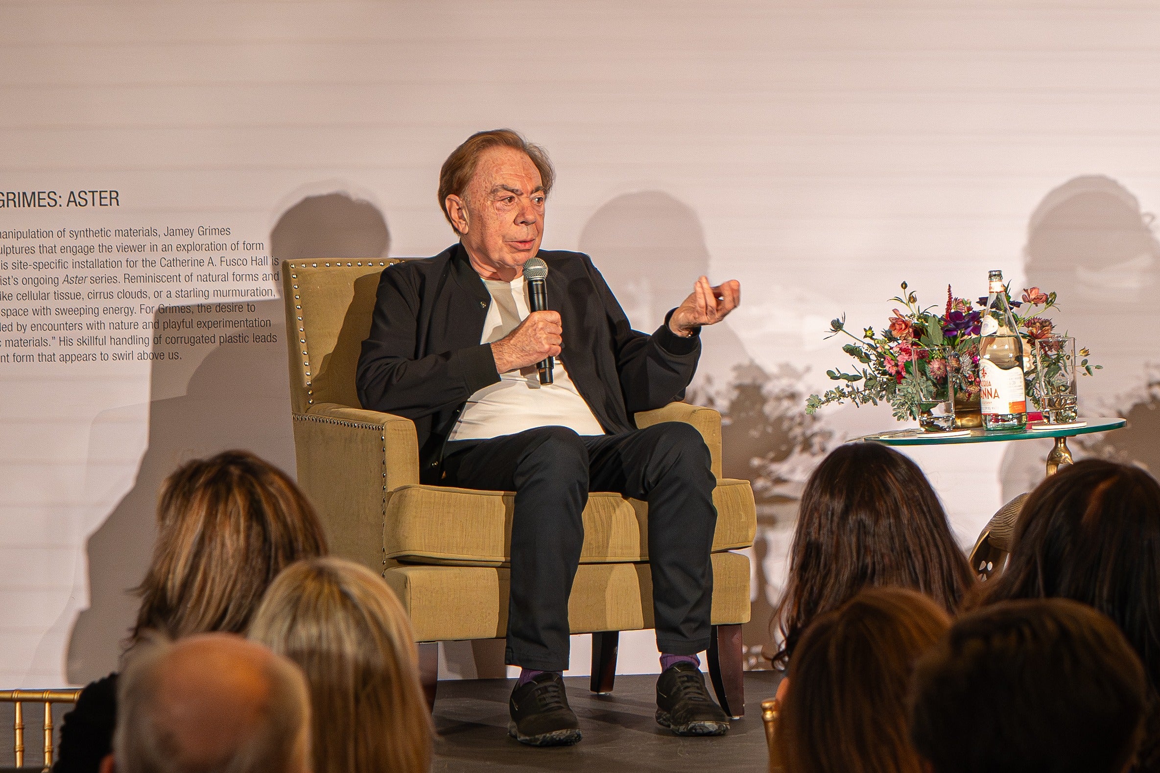 Andrew Lloyd Webber speaks at Delaware Art Museum