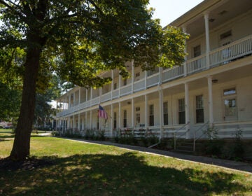 A building that formed part of the Carlisle Indian Industrial School campus