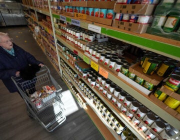 Government Shutdown Georgia A woman shops for groceries