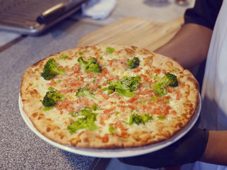 broccoli pizza