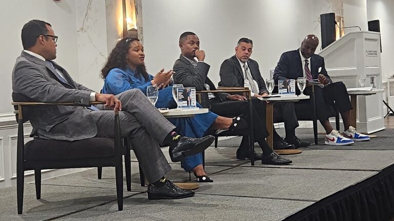 speakers at a DEIB conference in South Jersey