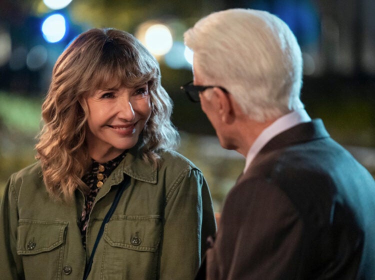 Ted Danson and Mary Steenburgen in A Man on the Inside