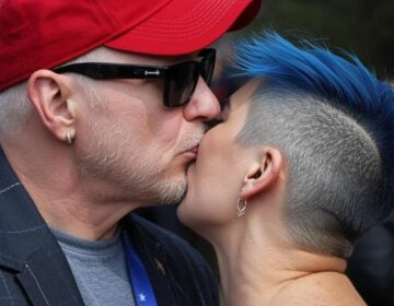 What happens when a couple’s political leanings diverge over time? How can the ballot box challenge the strength of a marriage? (Photo: AI)