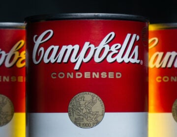 cans of campbells soup