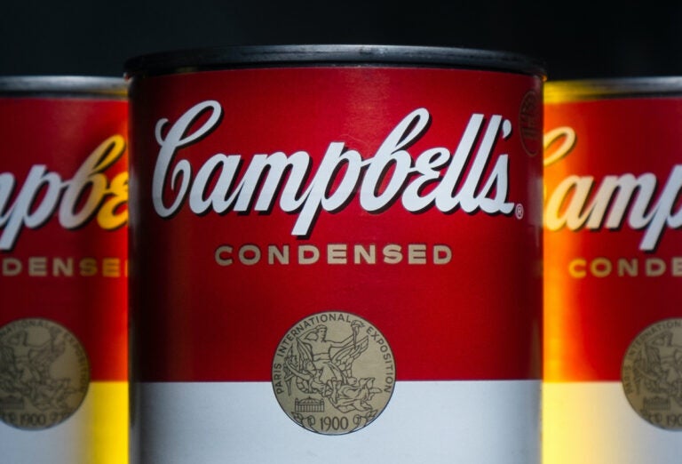 cans of campbells soup