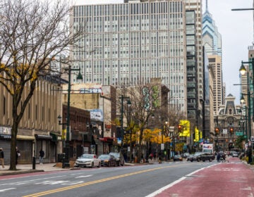 The 900 block of Market Street in Philadelphia. (Kimberly Paynter/WHYY) The 900 block of Market Street in Philadelphia