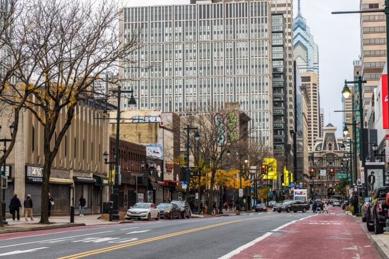 The 900 block of Market Street in Philadelphia