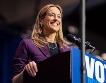 Election 2025 Governor New Jersey New Jersey Democratic gubernatorial candidate Mikie Sherrill speaks at her rally during a campaign event, Saturday, Nov. 1, 2025, in Newark, N.J.