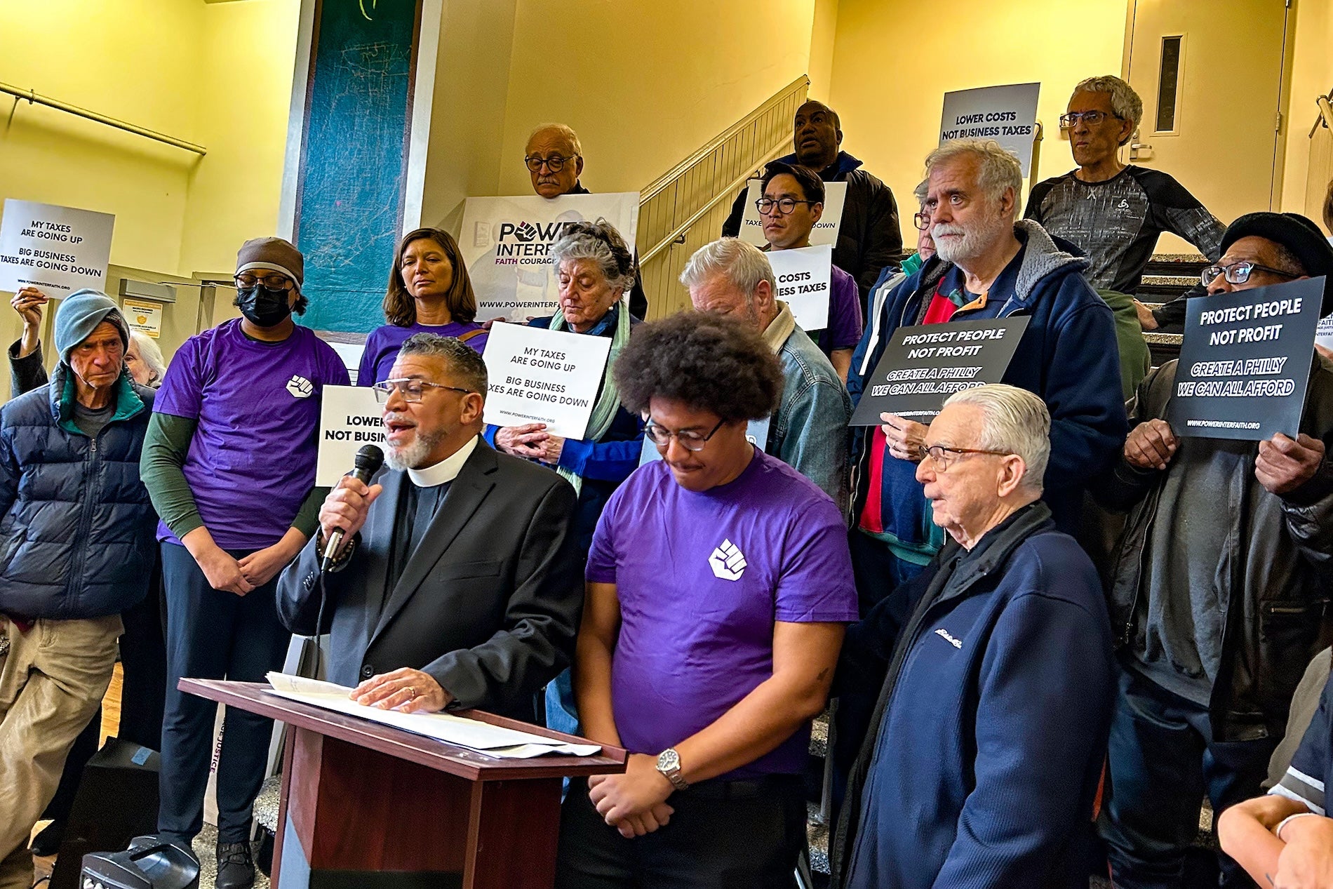 Philly activists call on elected officials to repeal cuts to city’s business tax