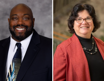 richard-womack-joanne-phillips-delco-council-110425 Democratic Delaware County Council candidates Richard Womack (left) and Joanne Phillips