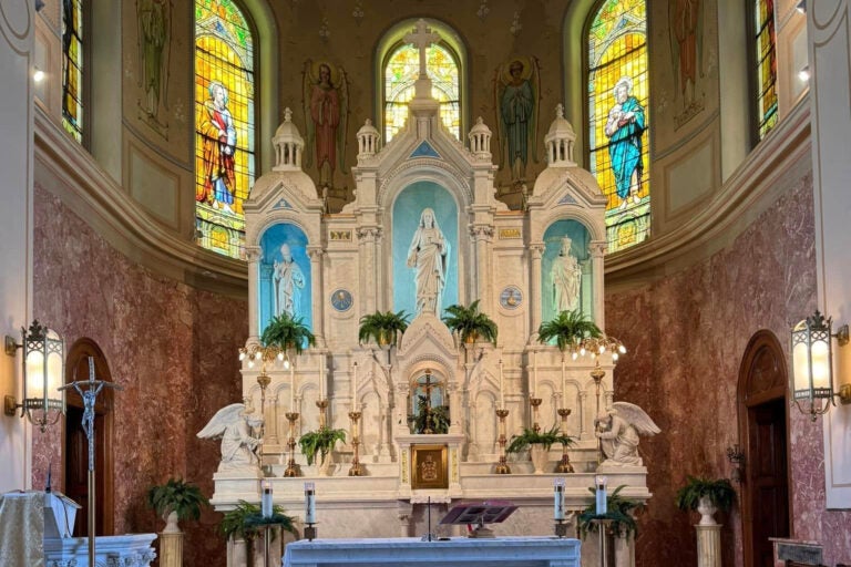 Inside St. Hedwig Church in Chester