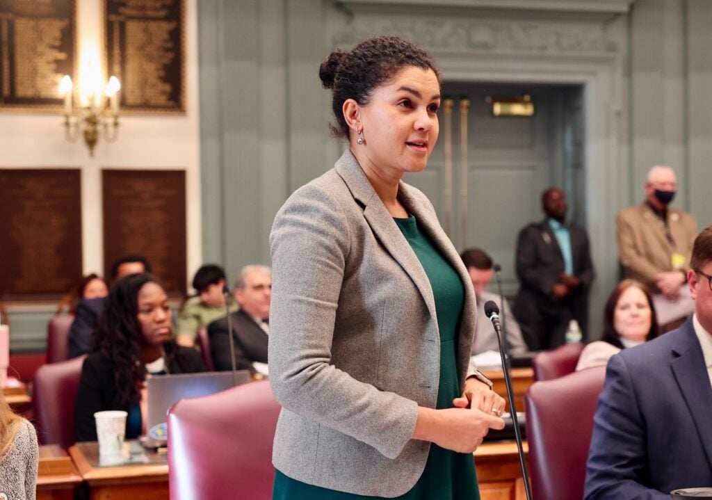 La senadora estatal Tizzy Lockman