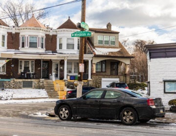 An abandoned car in Philadephia
