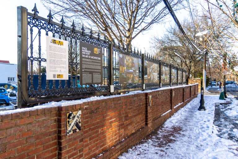 Architecture along the Art Walk in Haddonfield, NJ