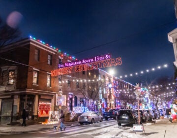 12 16 2025 k paynter miracle on south 13th The Miracle on South 13th Street light display in South Philadelphia