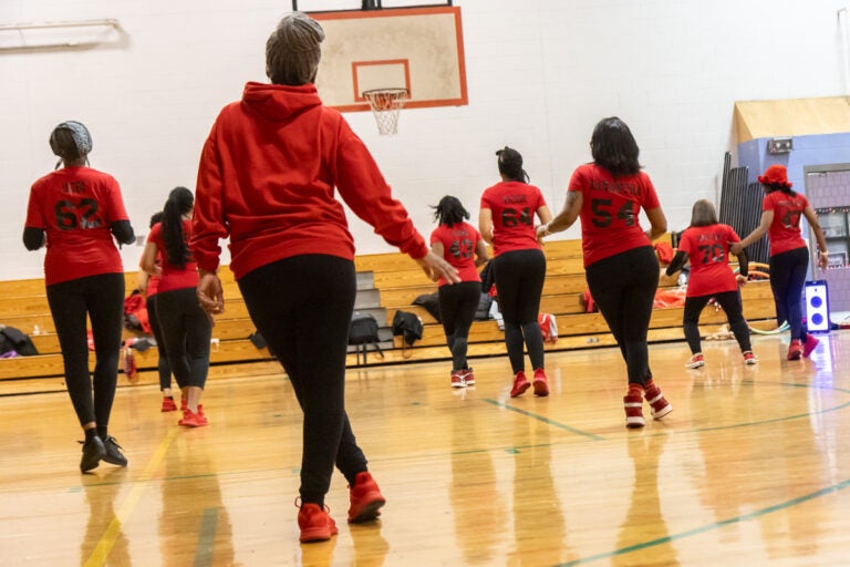 Members of Philadelphia Double Dutch club in practice