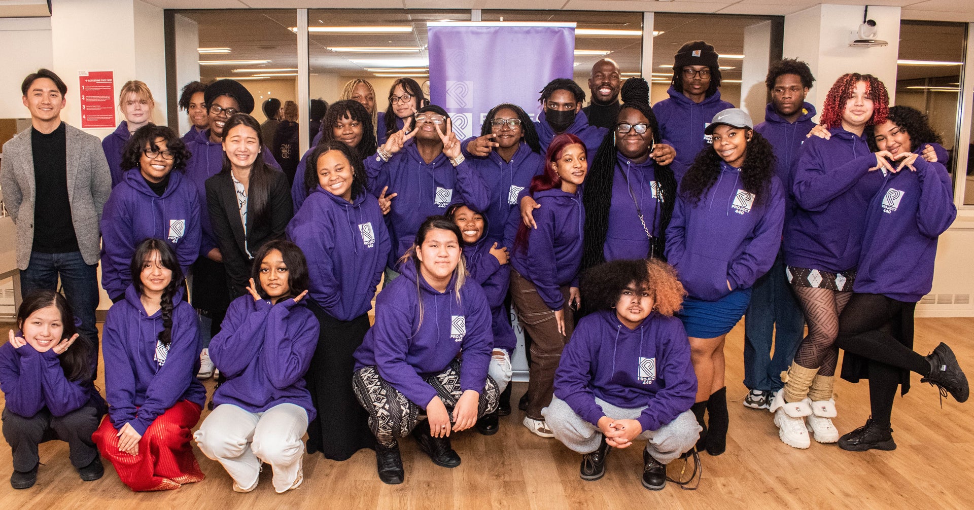 Joe Conyers alongside Project 440's Doing Good Class of 2023