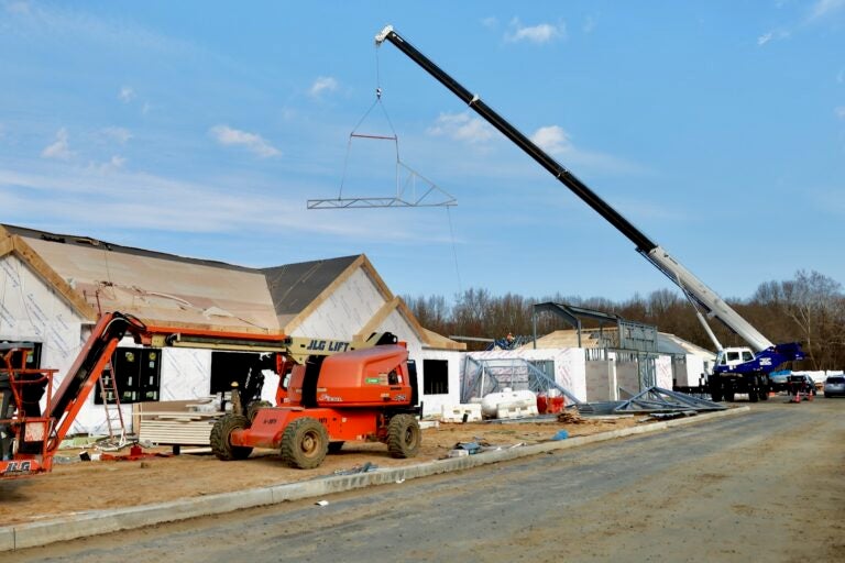 the Martin McKernan Supportive Housing Center being constructed