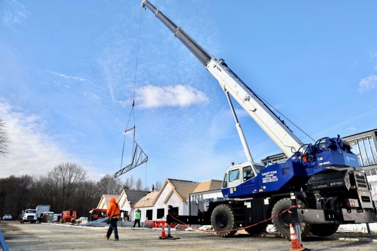 the Martin McKernan Supportive Housing Center being constructed