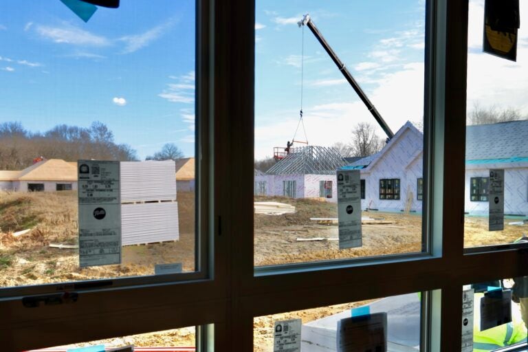 the Martin McKernan Supportive Housing Center being constructed