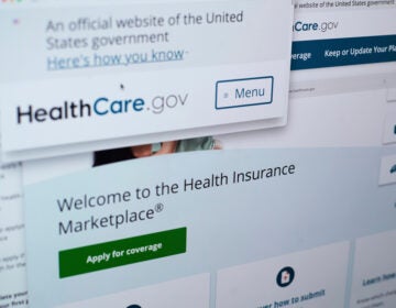 Congress Health Care Explainer Pages from the U.S. Affordable Care Act health insurance website healthcare.gov are seen on a computer screen