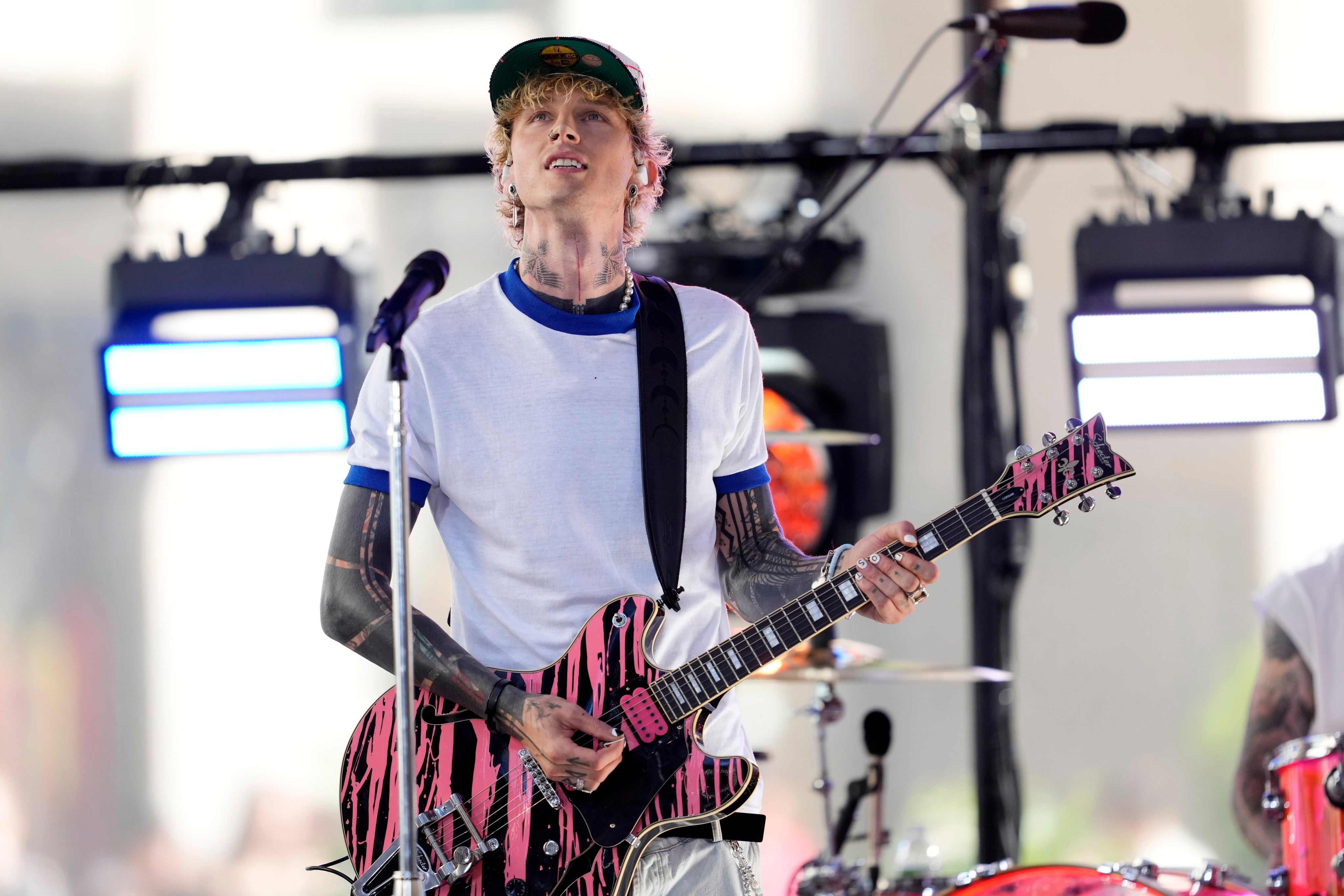 Machine Gun Kelly performs