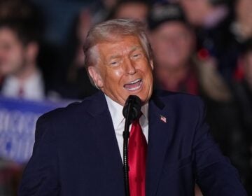 Trump President Donald Trump speaks at the Mount Airy Casino Resort in Mount Pocono, Pa., Tuesday, Dec. 9, 2025.