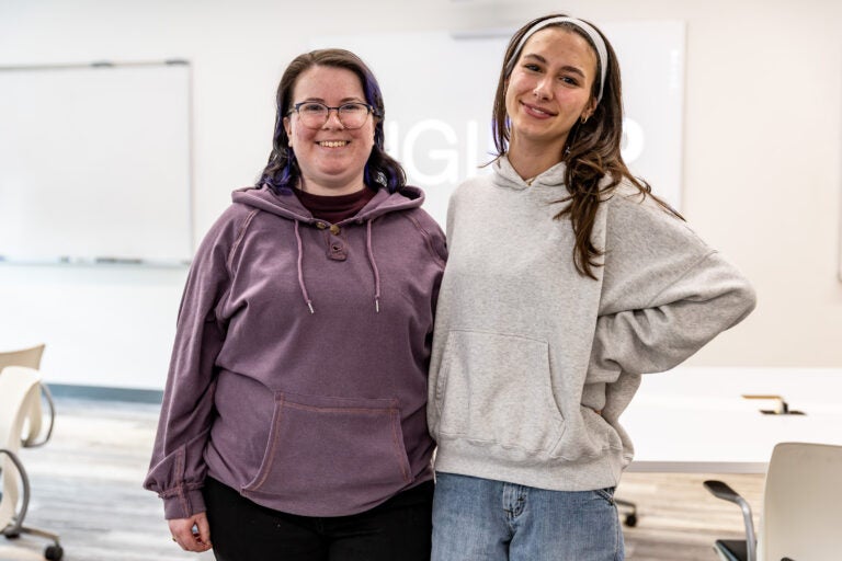 Adriana Cameline and Rachel Updegrove