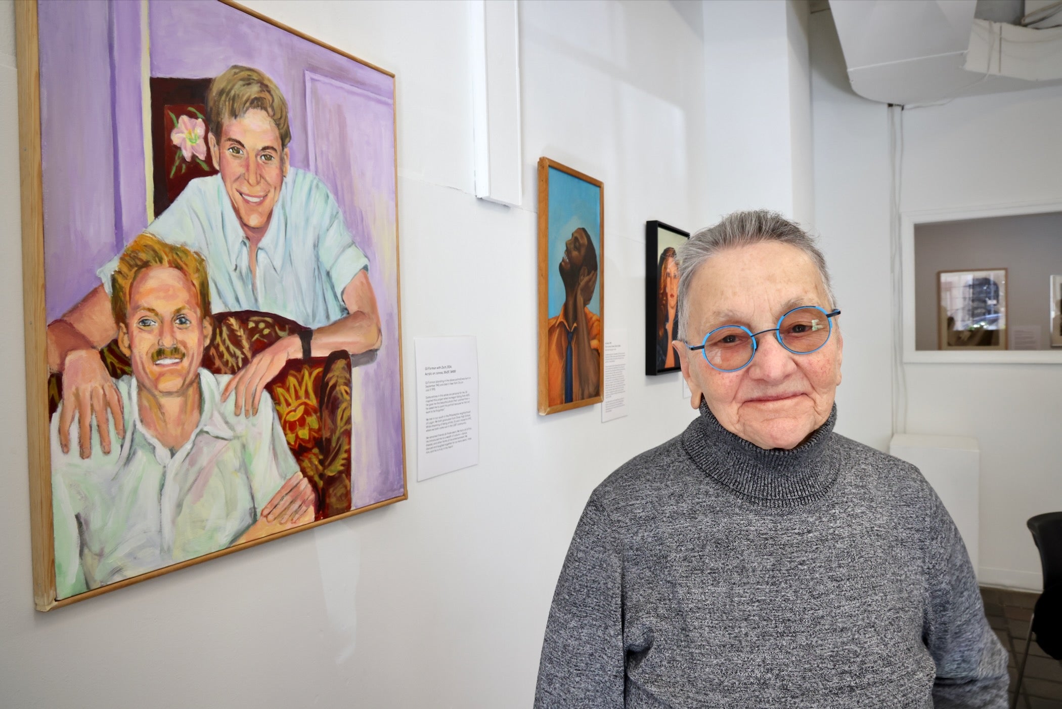 William Way Center exhibits LGBTQ memorial portraits by Arleen Olshan