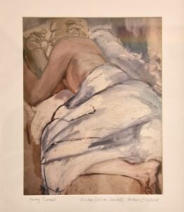 a painting of Emery Turmel