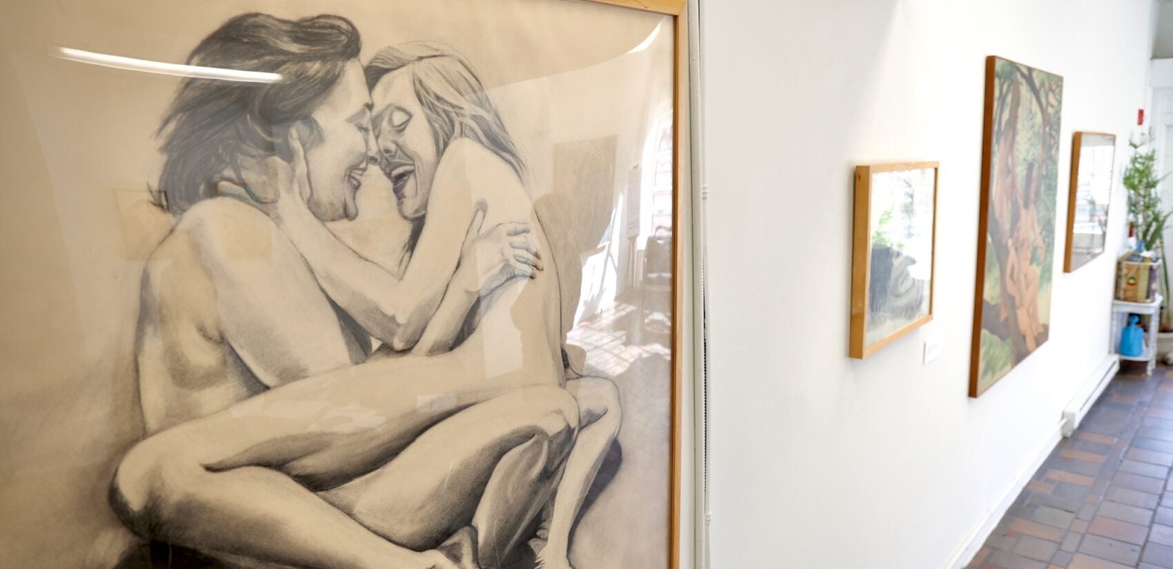 a painting by Arleen Olshan