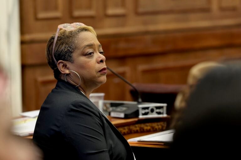 Cindy Bass in council chambers