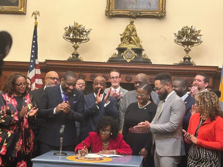 Mayor Cherelle Parker signs bond ordinance