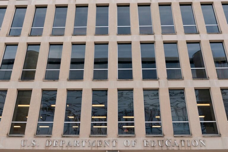 El edificio del Departamento de Educación de Estados Unidos en Washington