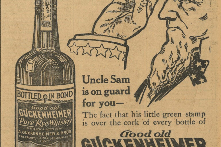 A. Guckenheimer & Bros. was a major producer of whiskey