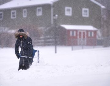 Winter Weather Delaware Maryann Slovin begins clearing out her driveway and sidewalk in Hockessin, Del., on Sunday, Jan. 25, 2026, as a snow storm moves through the region.