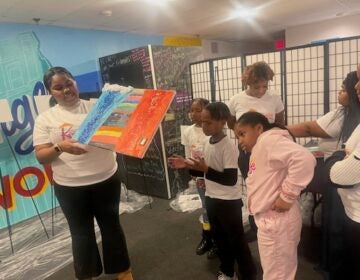 The weekly art classes allow for connections