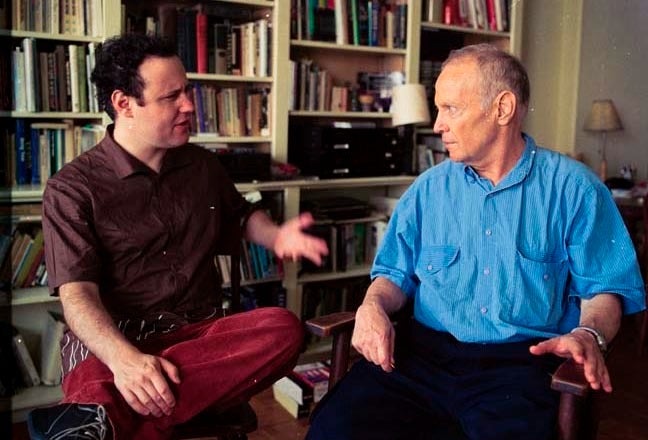 Dan Rothenberg with mentor Joseph Chaikin