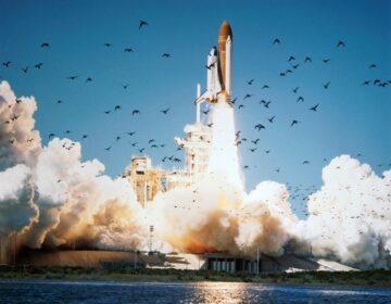 space_shuttle_challenger_1986_1200 The STS-51L mission clears the tower at Launch Complex 39B at NASA’s Kennedy Space Center in Florida on Jan. 28, 1986. (NASA)