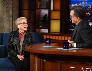 Terry Gross appeared on “The Late Show with Stephen Colbert”