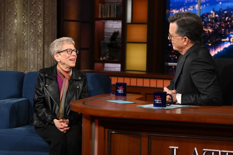 Terry Gross appeared on “The Late Show with Stephen Colbert”
